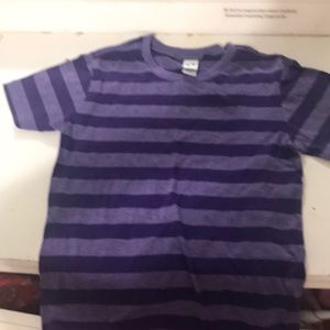 A striped purple t-shirt